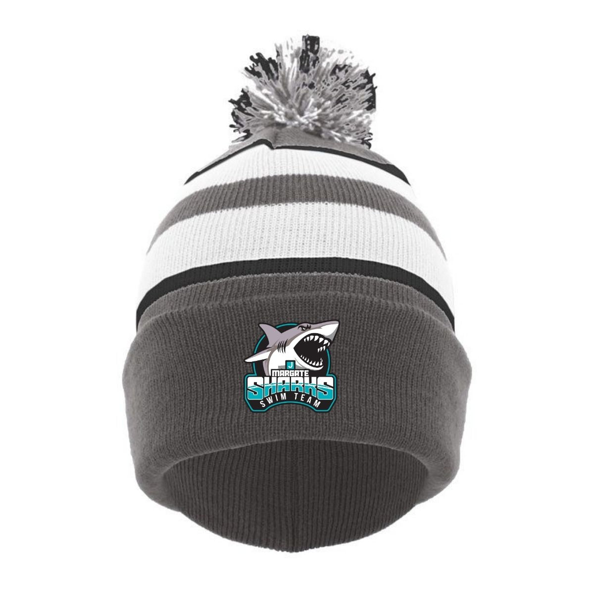 KATZ JCC-TEAM Augusta Knit Foldover Pom-Pom Beanie