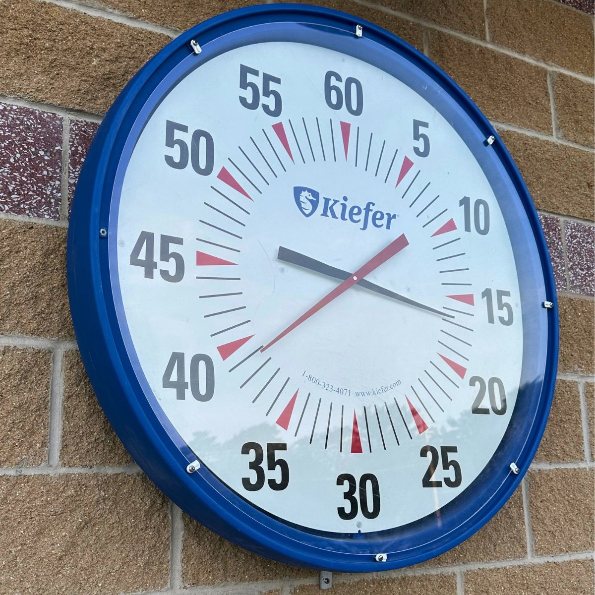 Kiefer 36” Wall Mounted Convertible Pace Clock | Competitive