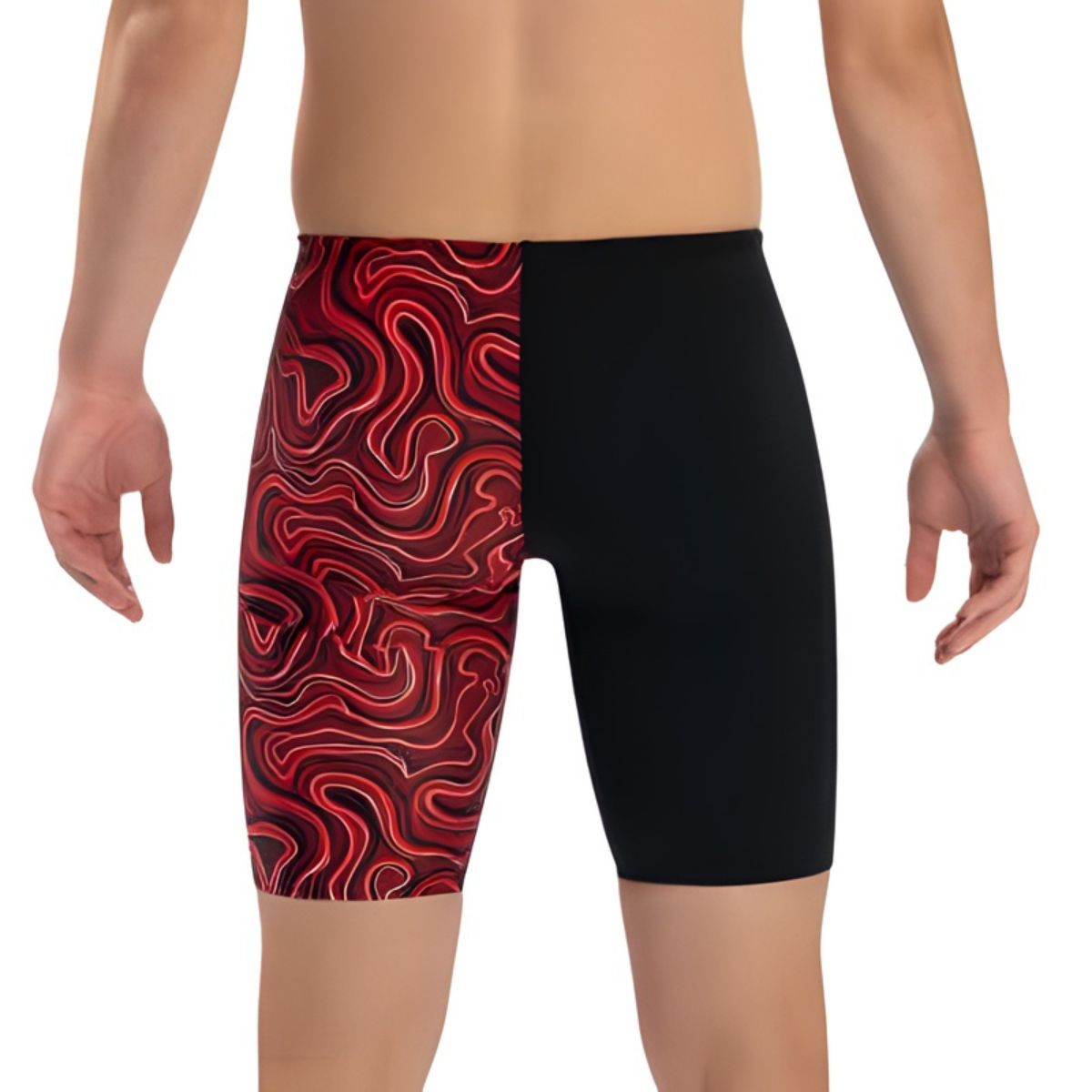 Dolfin Tsunami Print Asymmetrical Jammer | Competitive Swimwear