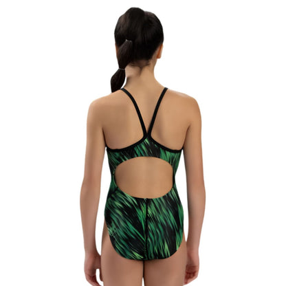Dolfin Women's Flash Print V-Back 1-Piece