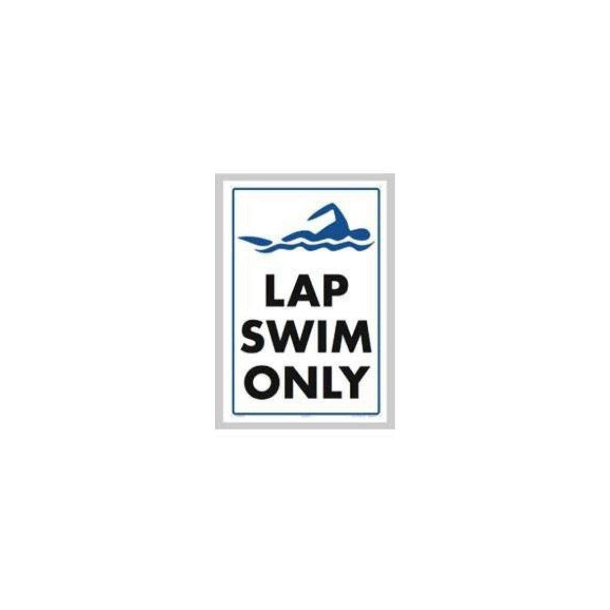 Lap Swim Only Sign