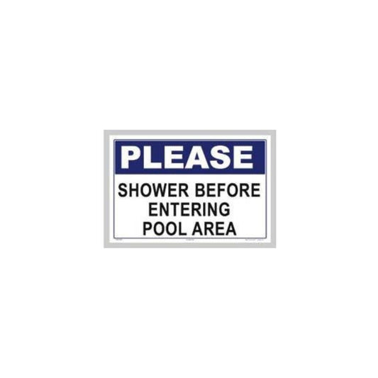 Please Shower Sign