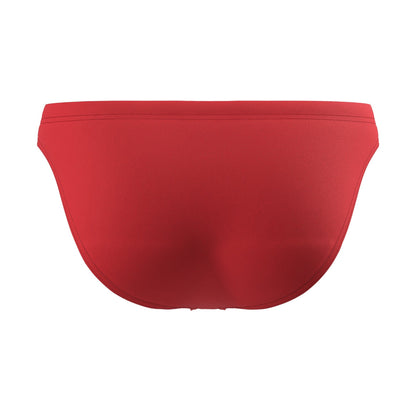Speedo Male Solid EnduranceX Brief - Team Red, back view