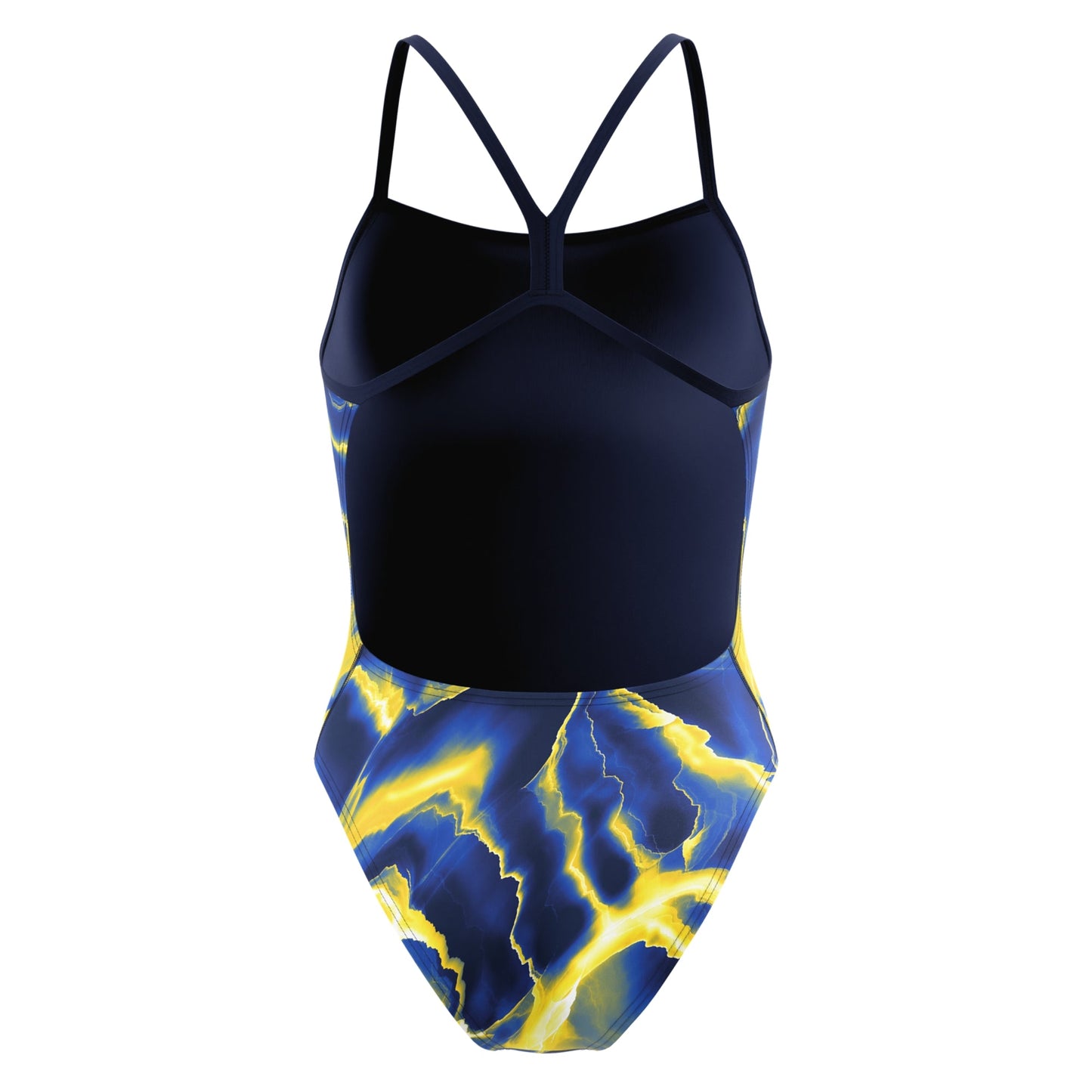 Speedo Lightning V-Back Team Royal Blue/Gold back