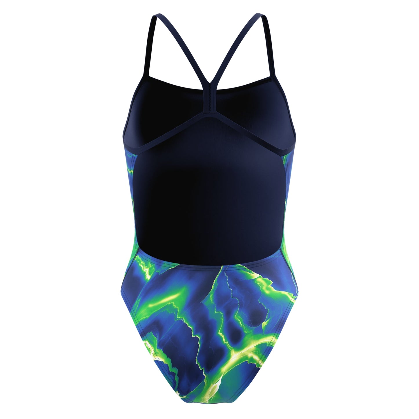 Speedo Lightning V-Back Team Royal Blue/Green back
