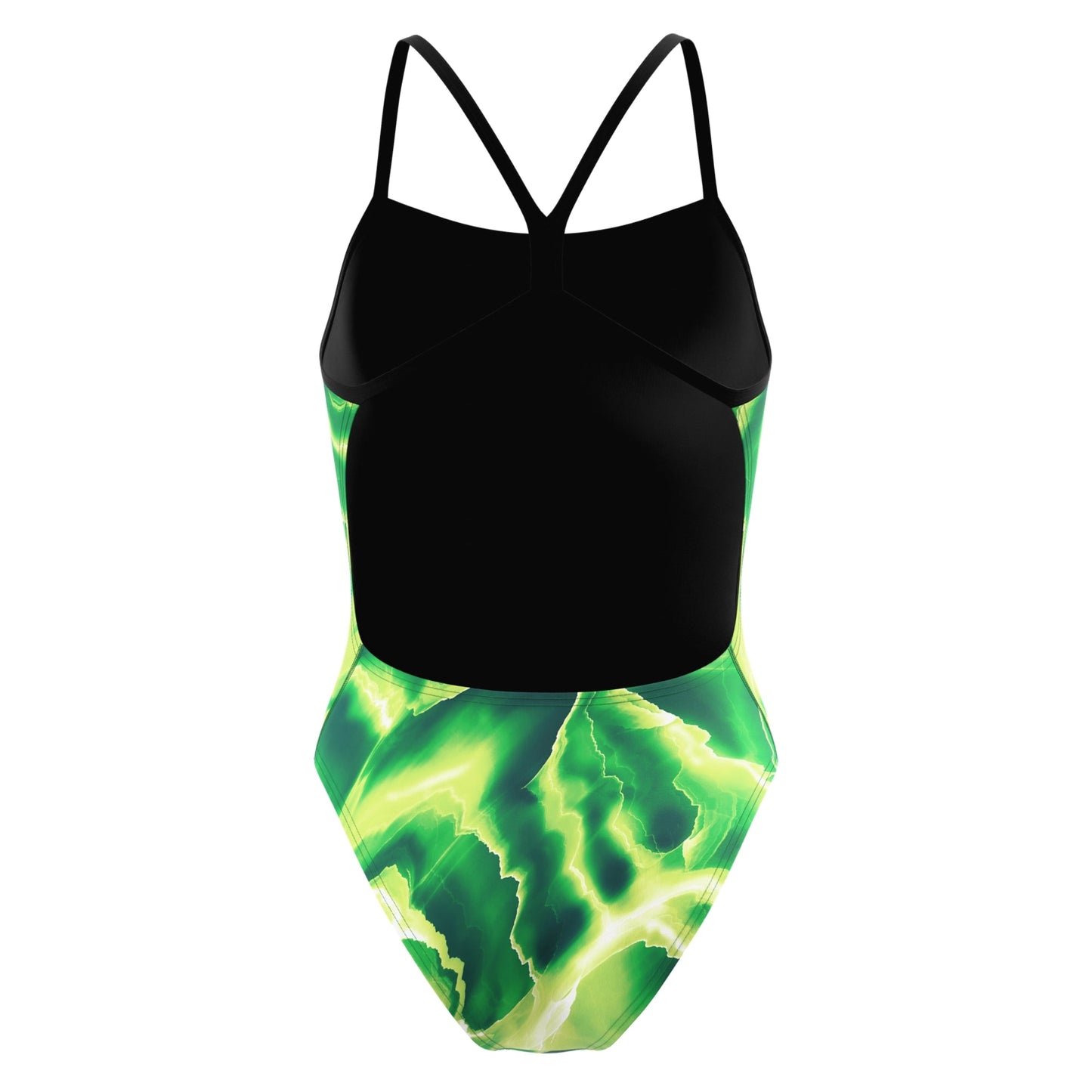 Speedo Lightning V-Back Team Green back