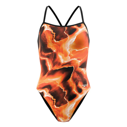 Speedo Lightning V-Back Team Orange front