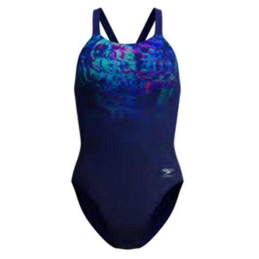Speedo Printed Leaderback Suit