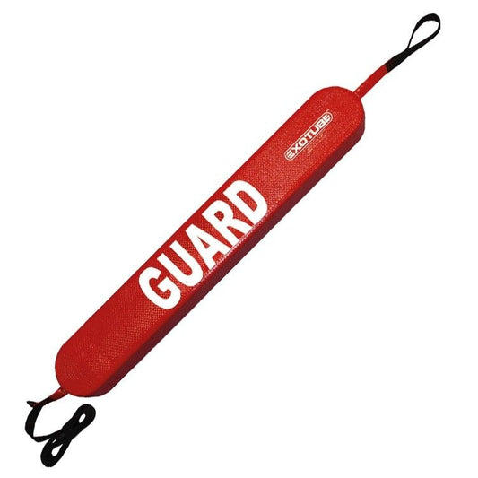 40" Super Rescue Tube with Reach Assit, 6 Foot Tow Line and Shoulder Harness