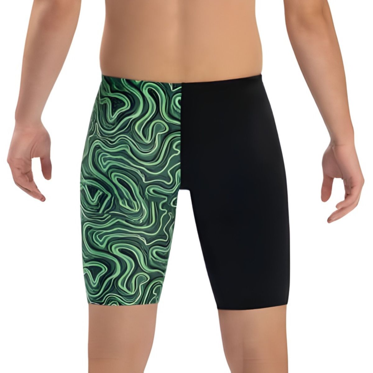 Dolfin Tsunami Print Asymmetrical Jammer