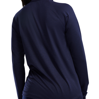 TYR Women's SLS Raglan 1/4 Zip Long Sleeve