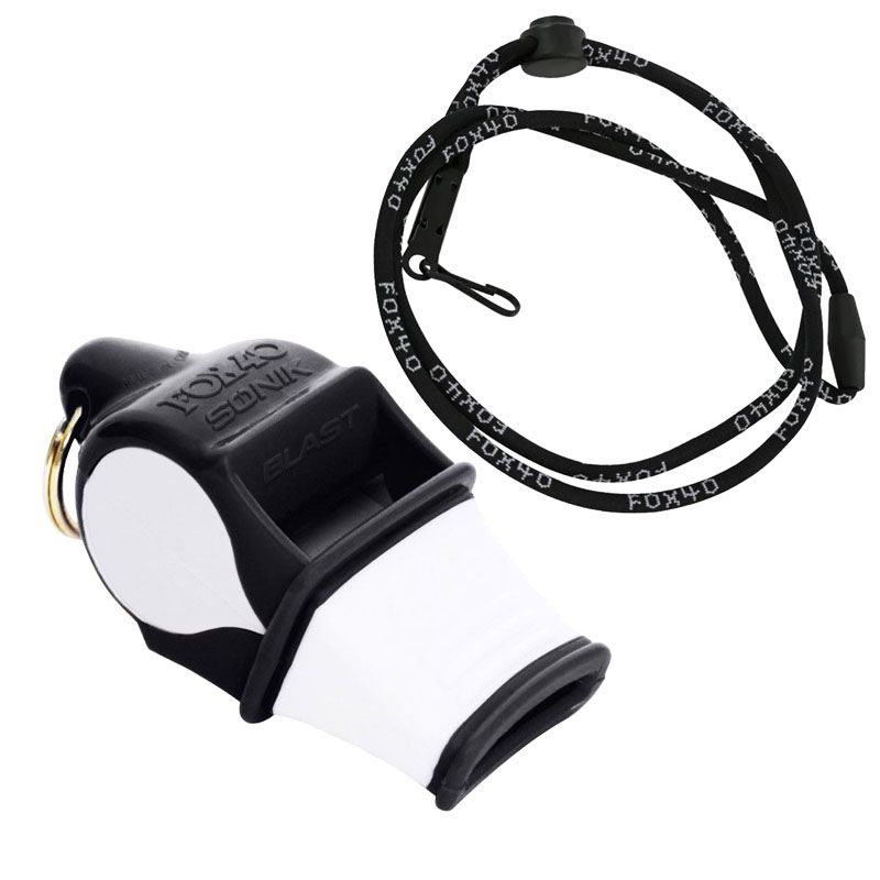 Fox 40 Sonik Blast CMG Whistle with Breakaway Lanyard