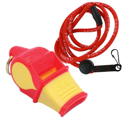 Fox 40 Sonik Blast CMG Whistle with Breakaway Lanyard