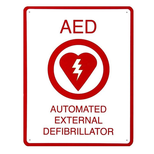 Flat AED Wall Sign