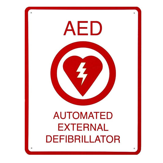 Flat AED Wall Sign