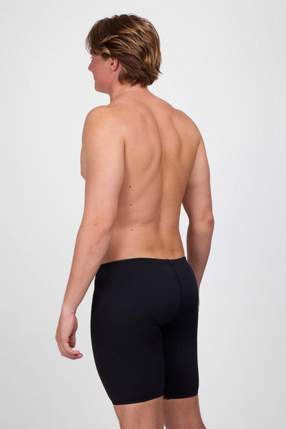 Jolyn Men's Solid Jammer - Black - side view