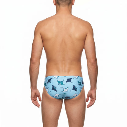 Jolyn Brolyn Print Brief - Manta Ray - back