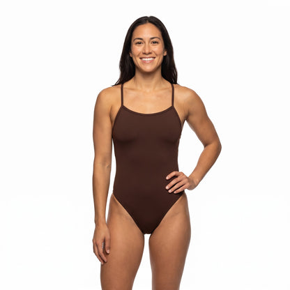 Jolyn Brandon 2 Onesies - Chocolate - front
