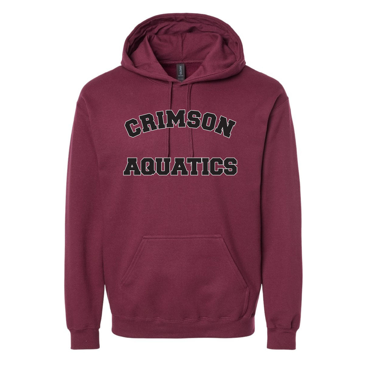 Crimson Aquatics Softstyle Hooded Sweatshirt