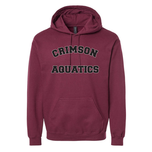 Crimson Aquatics Softstyle Hooded Sweatshirt