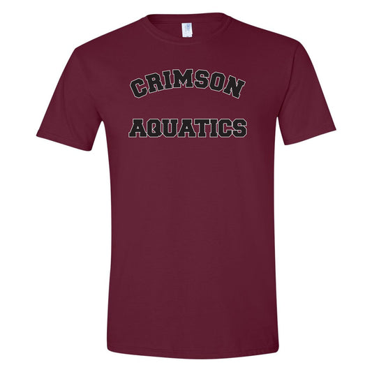 Crimson Aquatics Gildan Softstyle Short Sleeve Tee
