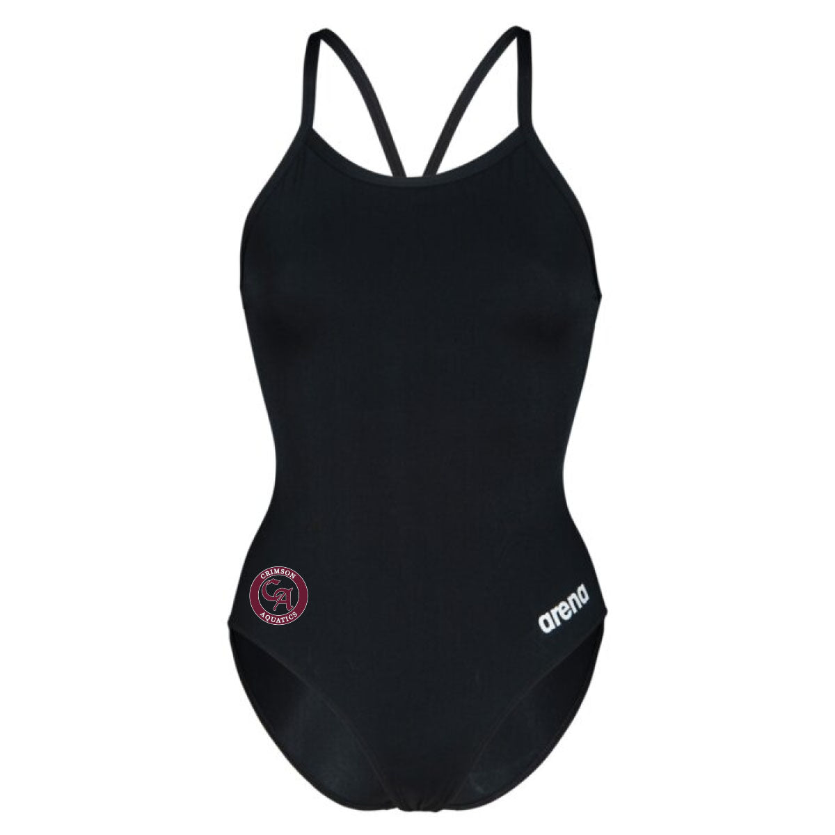 Crimson Aquatics Arena Team Solid Light Drop Back