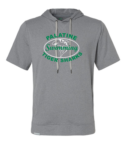 Palatine Tigersharks Ventura Soft Knit Short Sleeve Hoodie