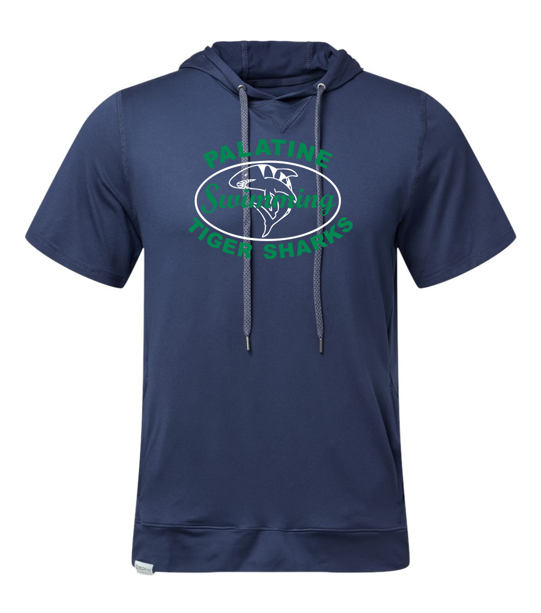 Palatine Tigersharks Ventura Soft Knit Short Sleeve Hoodie