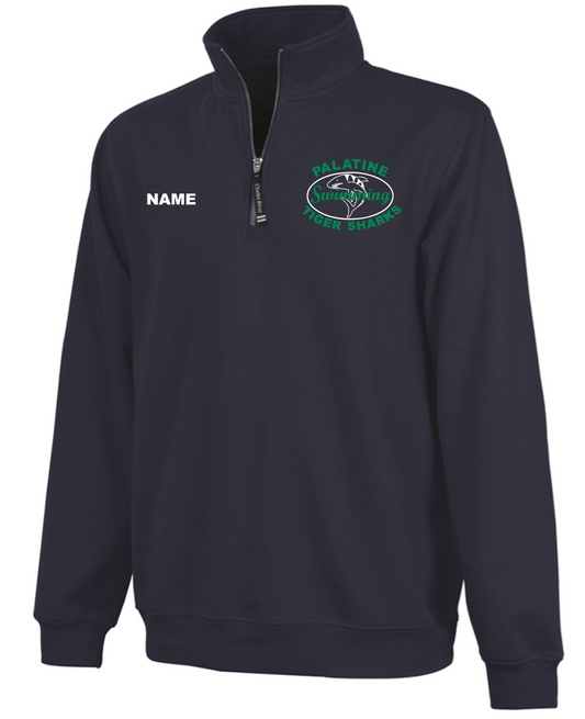 Palatine Tigersharks Charles River Crosswind Quarter Zip Sweatshirt