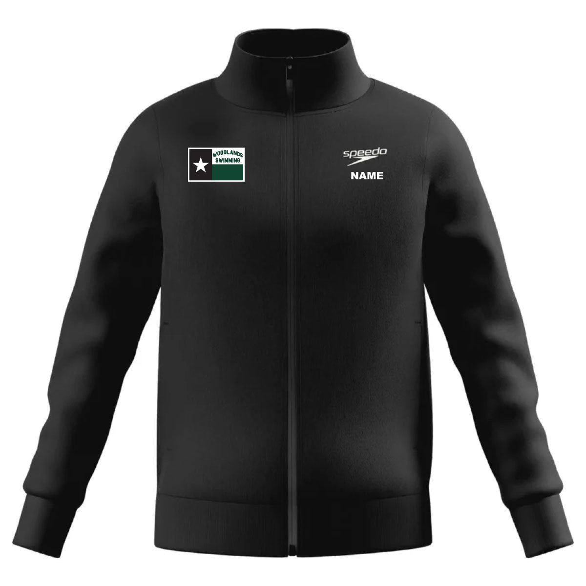 The Woodlands Swim Team Speedo JR Team Fleece Zip Jacket
