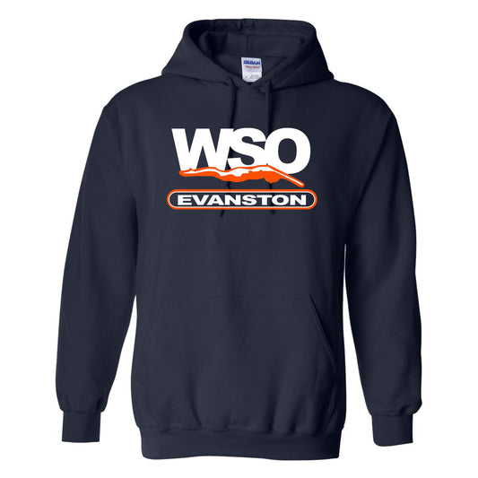 Wildkit Swimming Gildan Hooded Sweatshirt