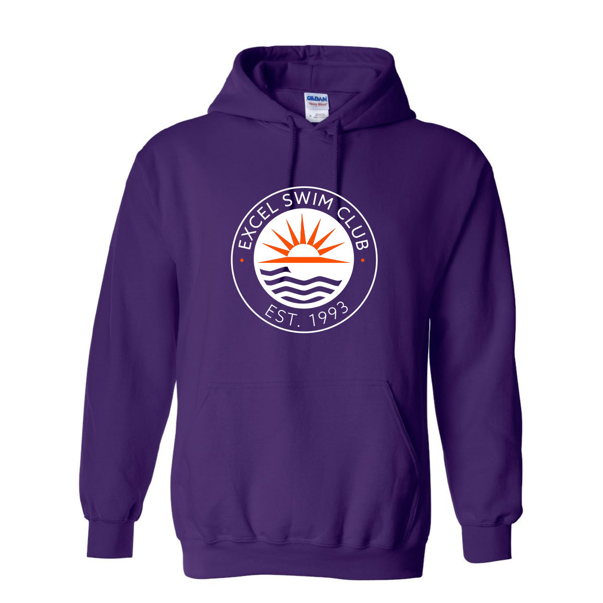 Excel Swim Club Gildan Hooded Sweatshirt