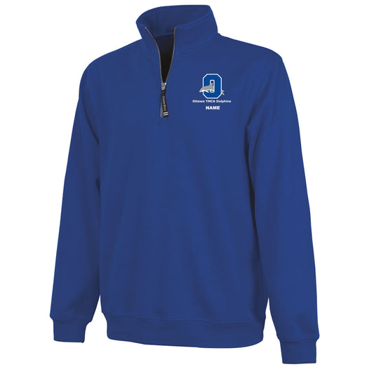 Ottawa Dolphins Charles River Crosswind Quarter Zip Sweatshirt