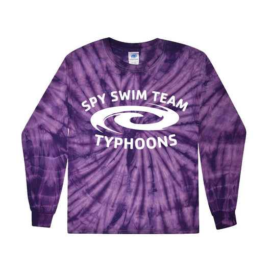 SPY Tie-Dye 100% Cotton Long-Sleeve T-Shirt