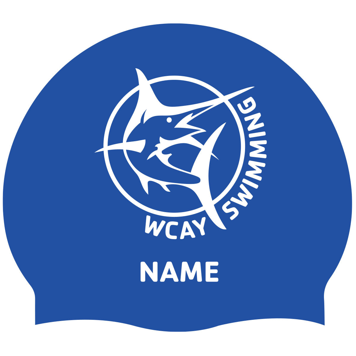 WCAY Marlins *FISH LOGO* Custom Printed Silicone Cap