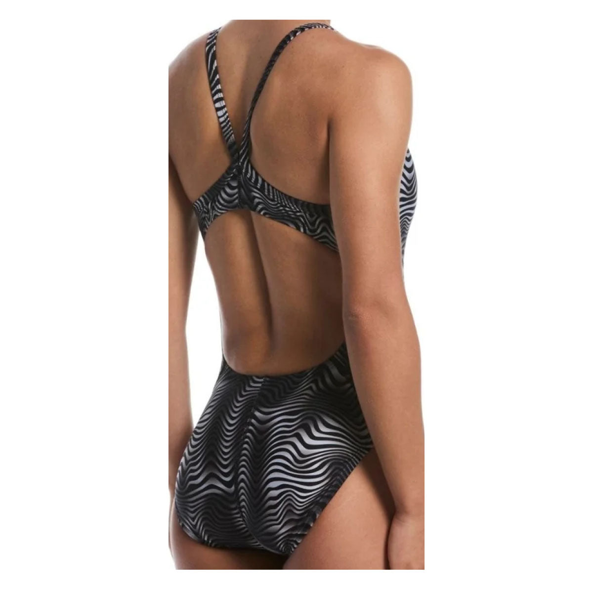 The Walker School Nike Water Stripes Racerback One Piece