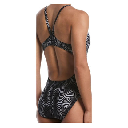 The Walker School Nike Water Stripes Racerback One Piece