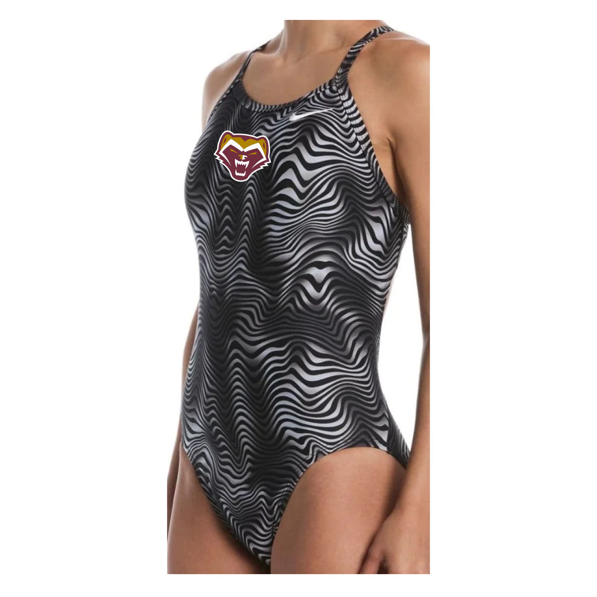 The Walker School Nike Water Stripes Racerback One Piece