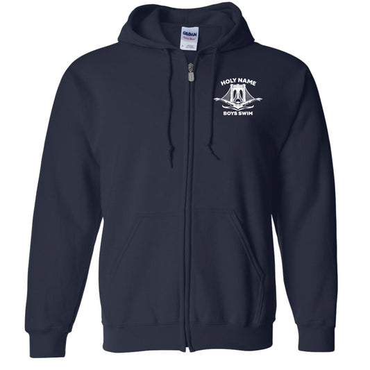 Holy Name Boys Gildan Full Zip Hooded Sweatshirt