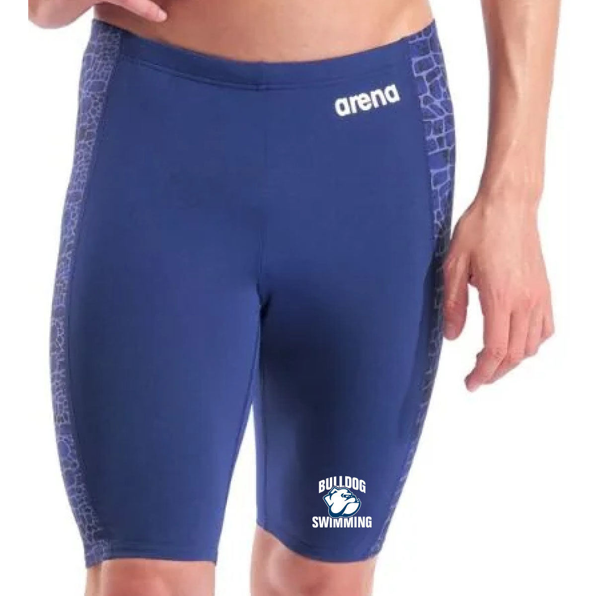 Bulldog Swimming Arena Men's Snakeskin Swim Jammer