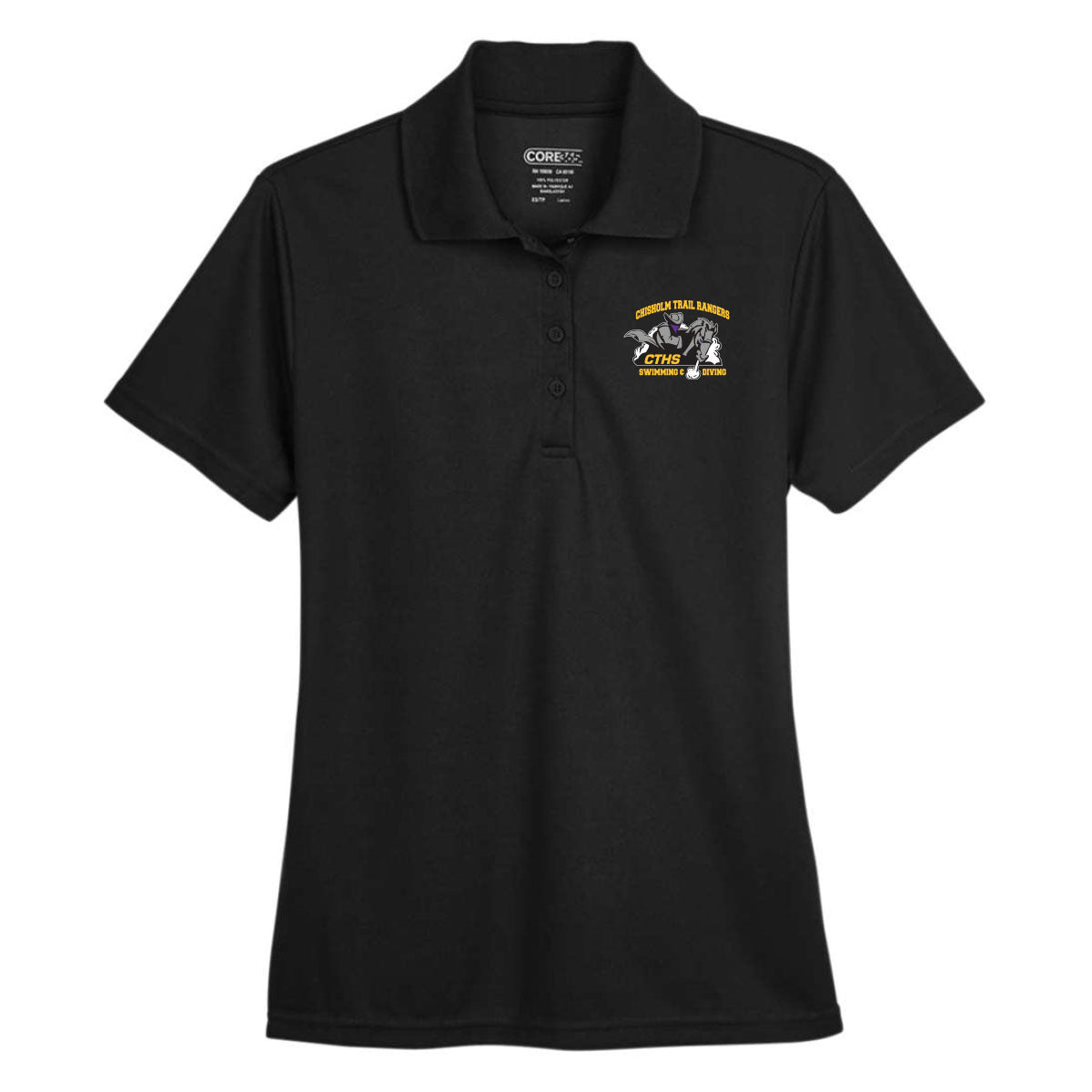 Chisholm Trail High School Womens Performace Pique Polo