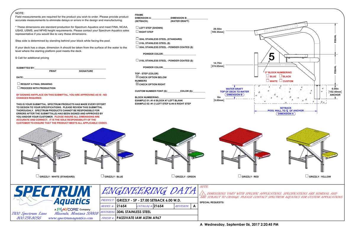 Grizzly Side-Step Starting Platform