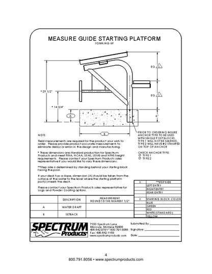 Quicksilver Low Profile Starting Platform
