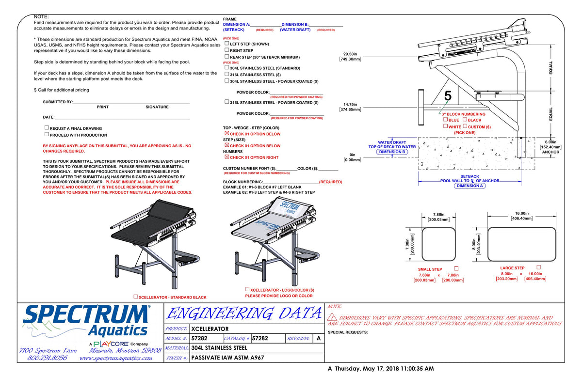 Spectrum Xcellerator Starting Platform