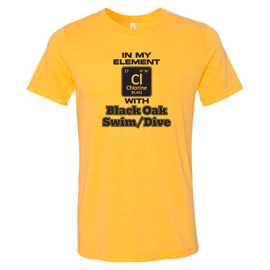 Black Oak Swim Club Unisex CVC Jersey Tee