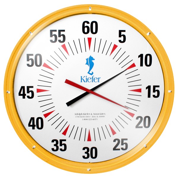 Kiefer 36” Wall Mounted Convertible Pace Clock | Competitive