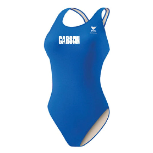 Carson Tigersharks Women's Tyreco Solid Maxfit Swimsuit