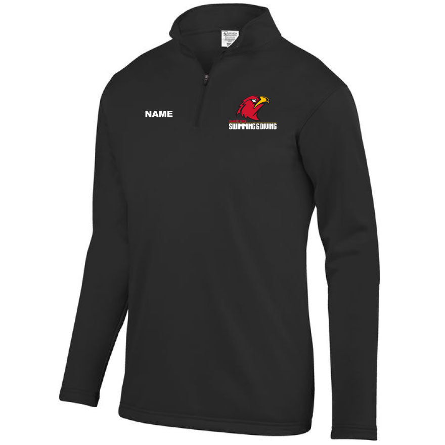 Illinois Institute of Technology Augusta Wicking Fleece Quarter Zip Pullover