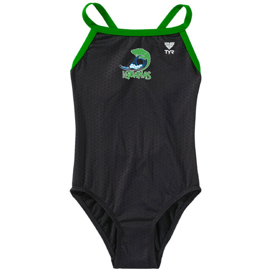 Iguana Swimming TYR Hexa Durafast Diamondfit