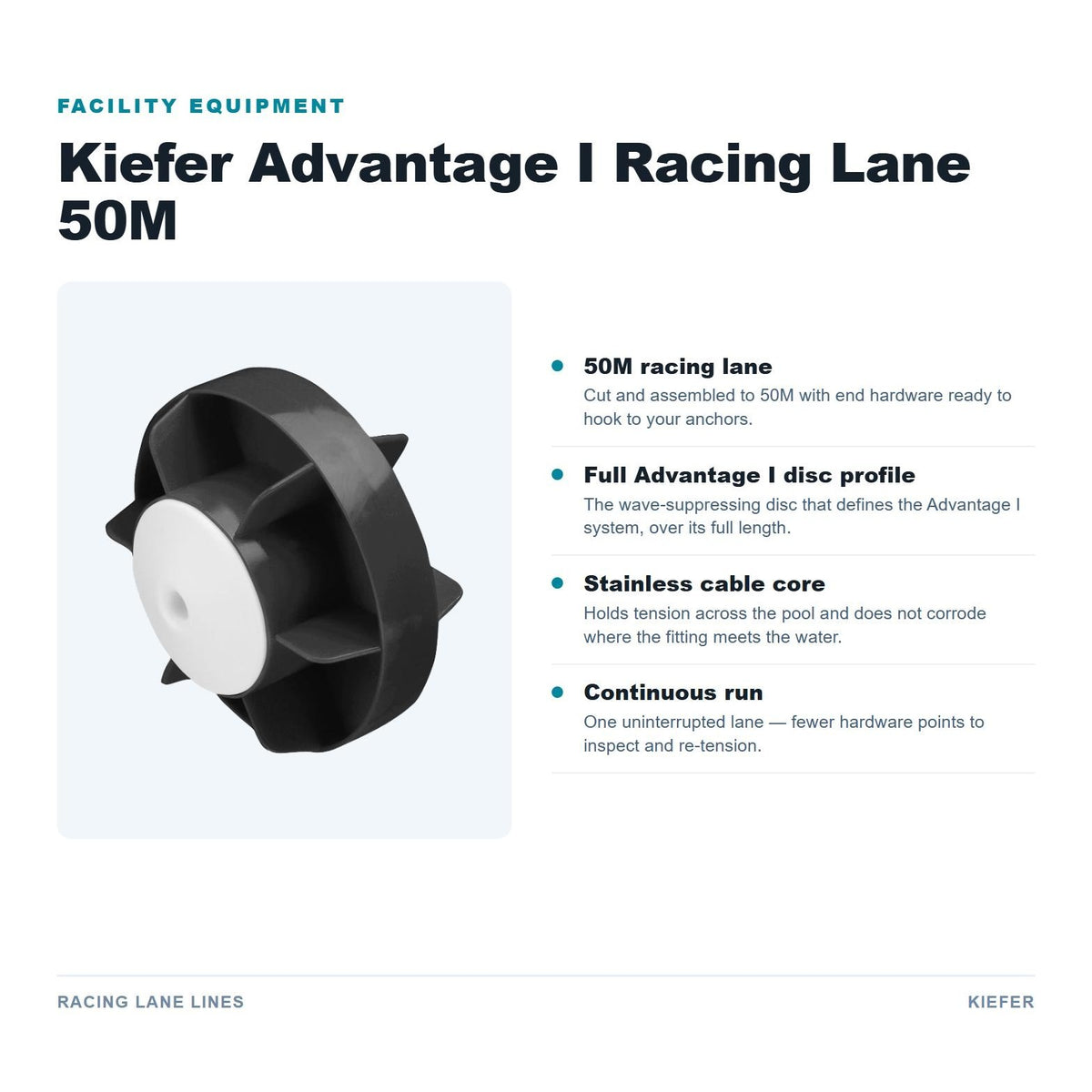 Kiefer Advantage I Racing Lane 50M